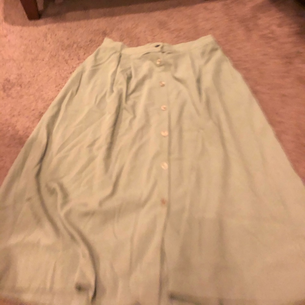 Vintage mint green skirt